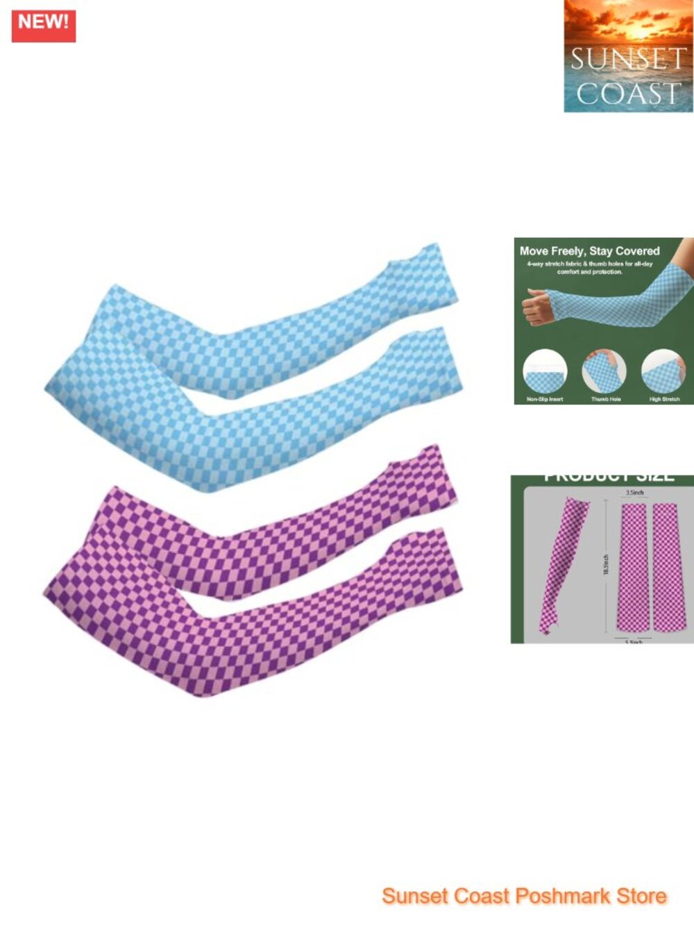 UV Protection Cooling Arm Sleeves 2 Pair Breathable Sun Sleeves for Outdoor